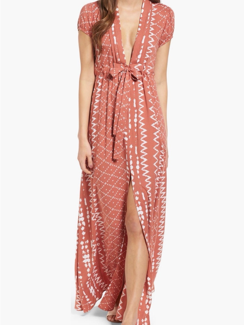 Tularosa Joel Terra Cotta Maxi Dress XS